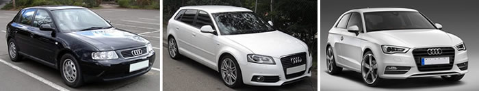 Audi A3 Roof racks vehicle pic